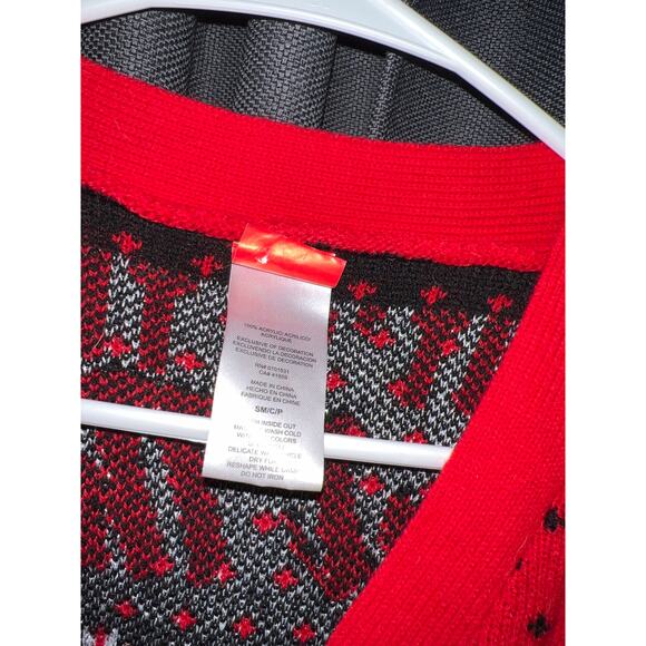 Ugly Christmas Sweater Cardigan Xmas Size Small Coca Cola - Picture 2 of 3